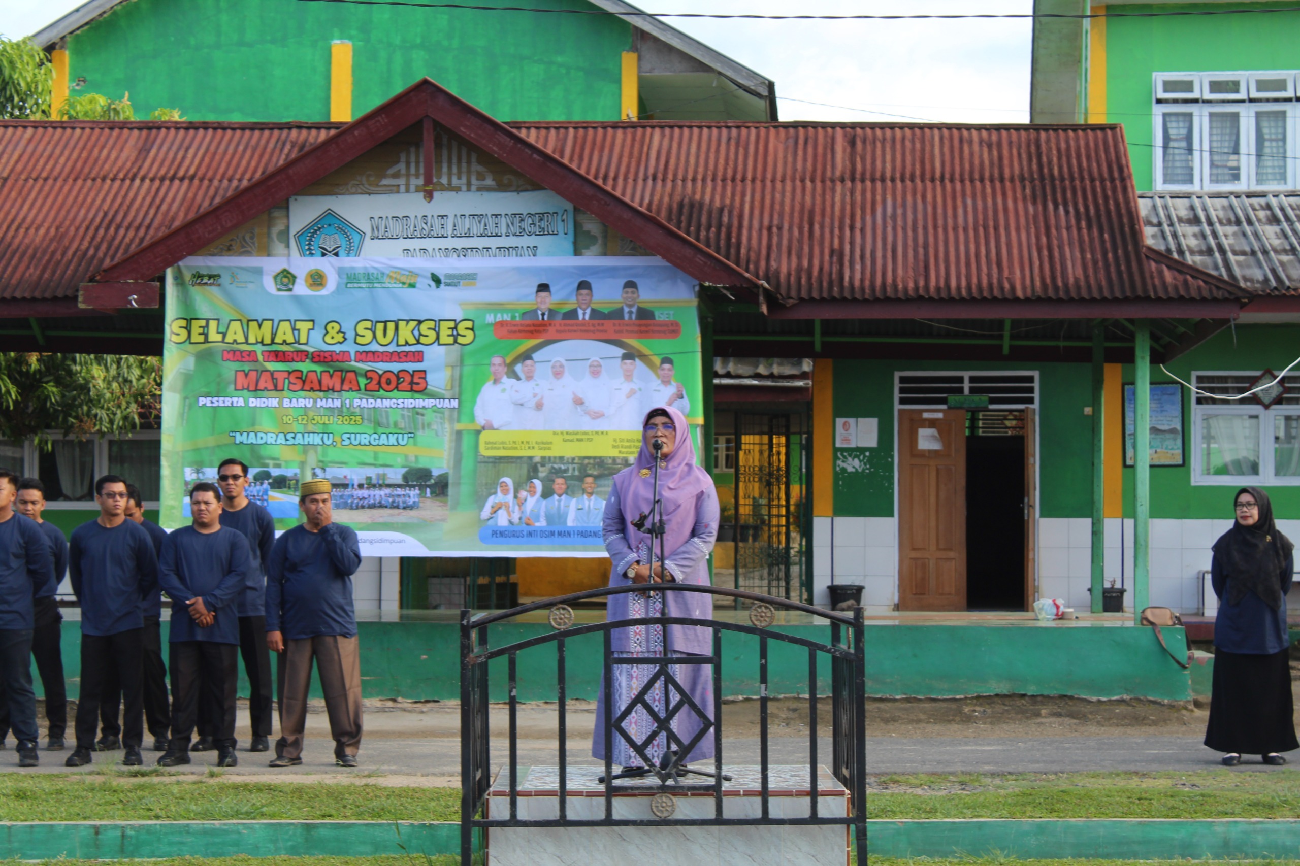 Kepala Madrasah Buka Kegiatan MATSAMA MAN 1 Padangsidimpuan TP 2025/2026
