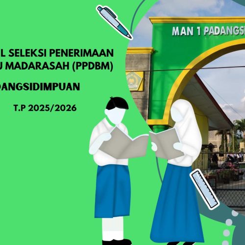PENGUMUMAN KELULUSAN HASIL SELEKSI PPDBM MAN 1 PADANGSIDIMPUAN T.P 2025/2026