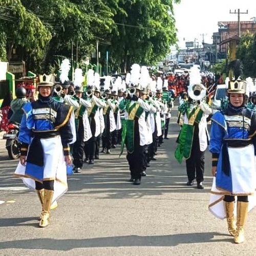 Marching Band MAN 1 Padangsidimpuan Launching Perdana Tampil Meriahkan HAB Kemenag Ke-78